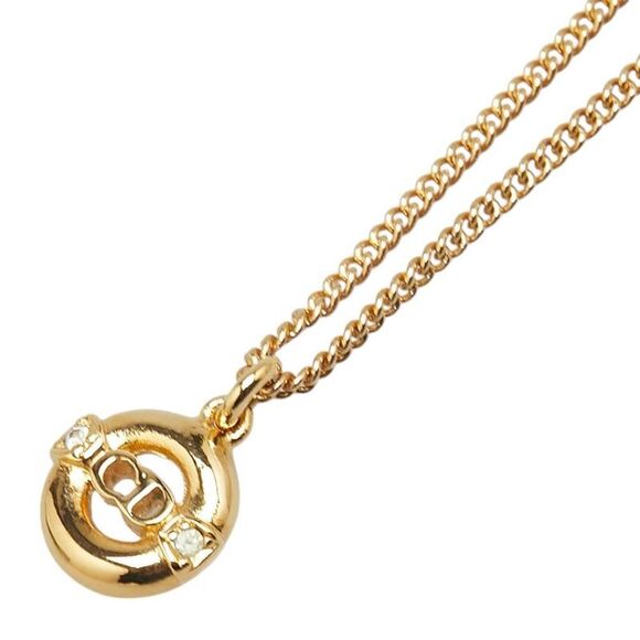 Pre Loved christian dior Women metallic | gold Necklaces - Picture 1 of 8